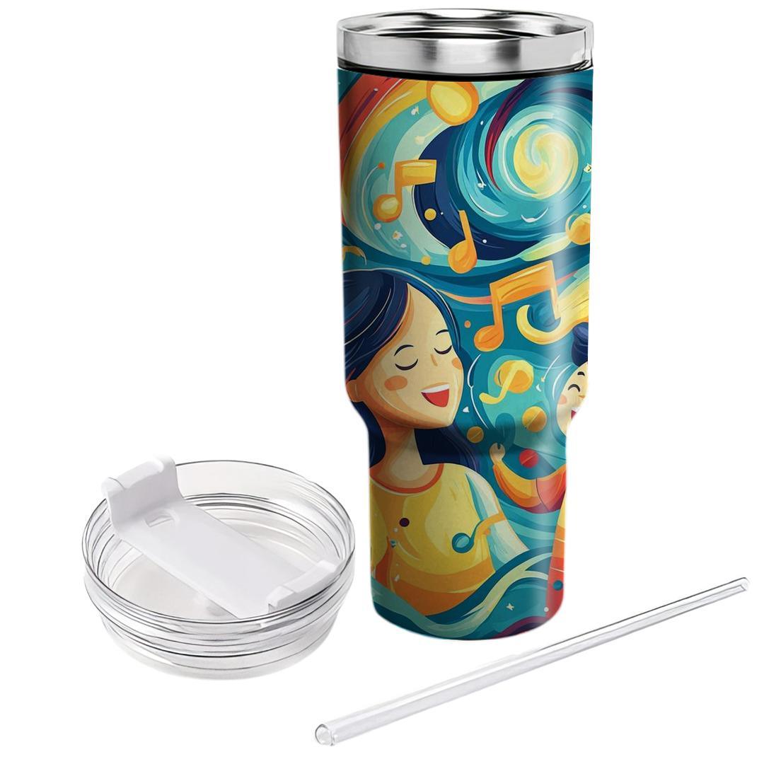 The Song Of Our Hearts: A Mother’s Melody In Life Tumblers With Lids