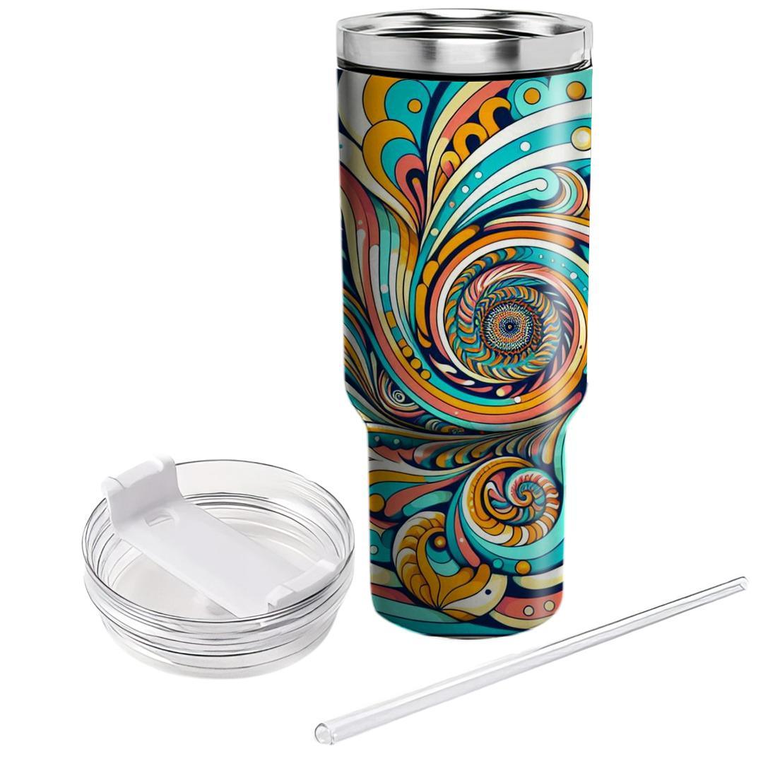 Kaleidoscope Swirls  Custom Tumblers