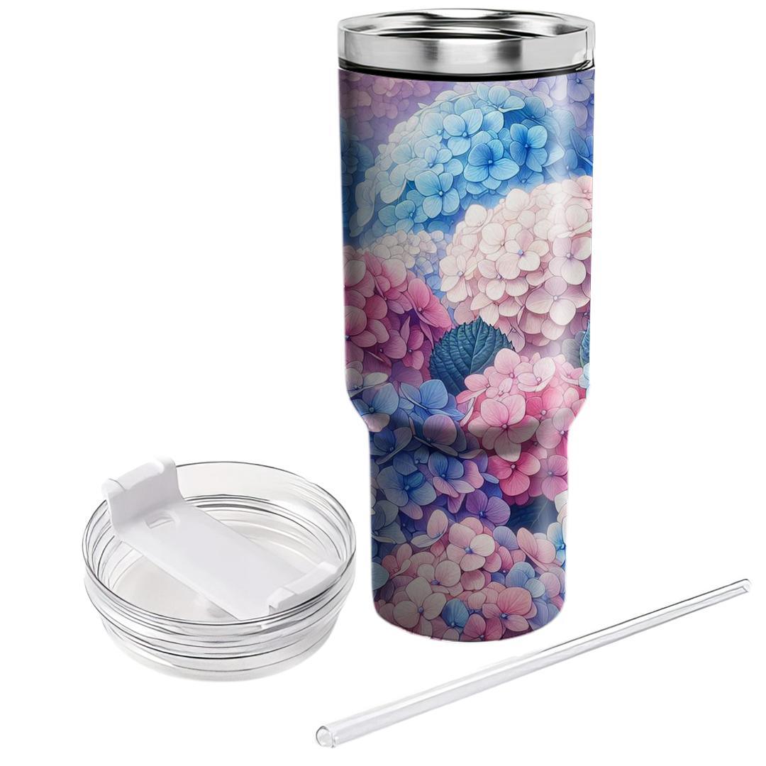 Dreamy Hydrangea Blooms  Tumbler Cups