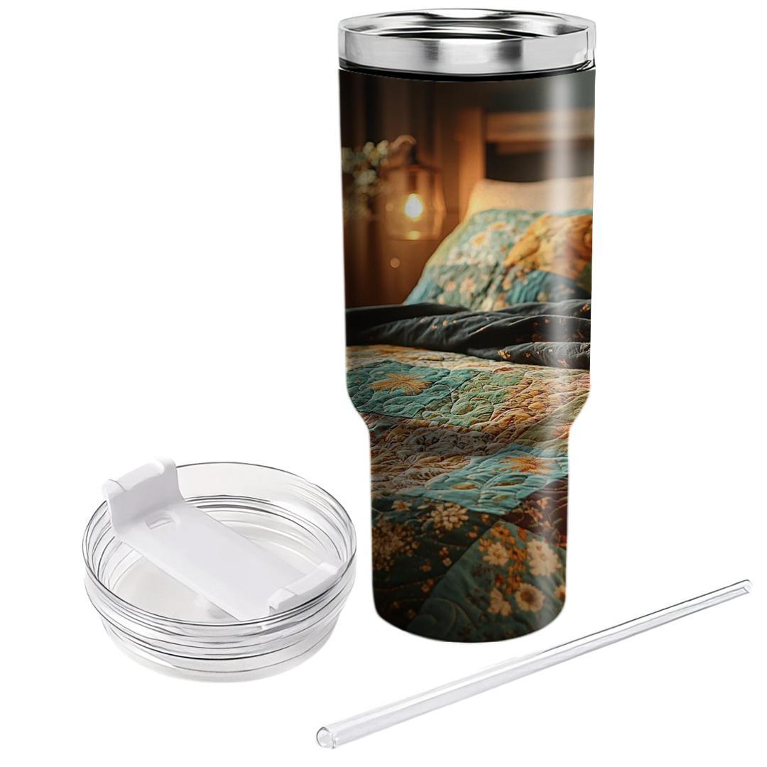 The Quilt Of Dreams: Stitched Together With Love Tumblers With Lids