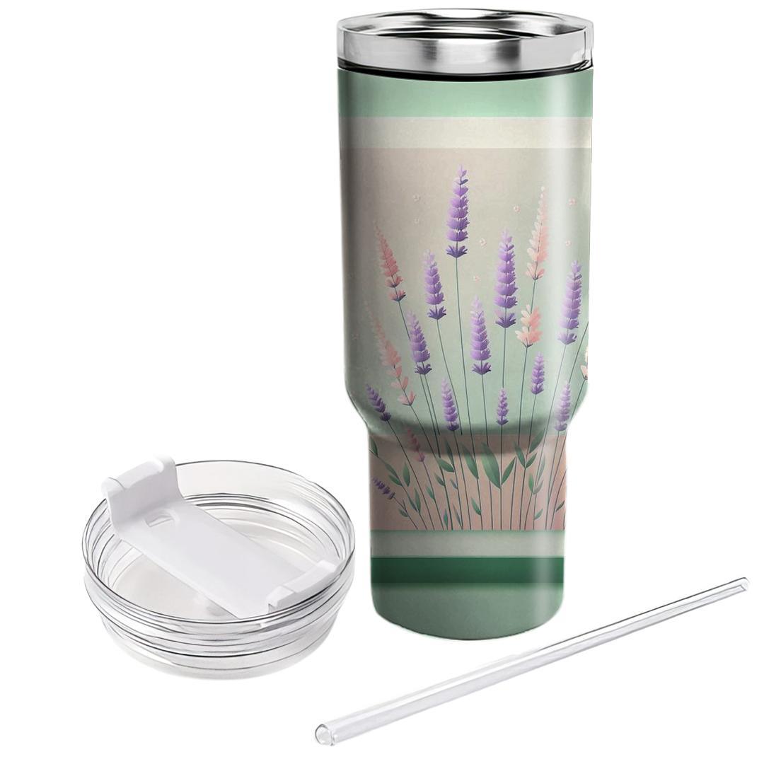 Lovely Lavender Blooms  Travel Tumblers