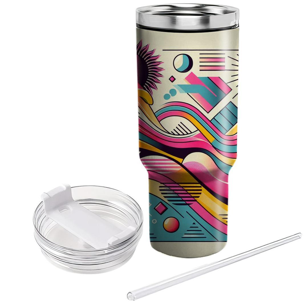 Rainbow Wave  Personalized Tumblers