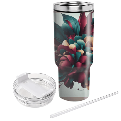Bold Floral Fantasy  Travel Tumblers