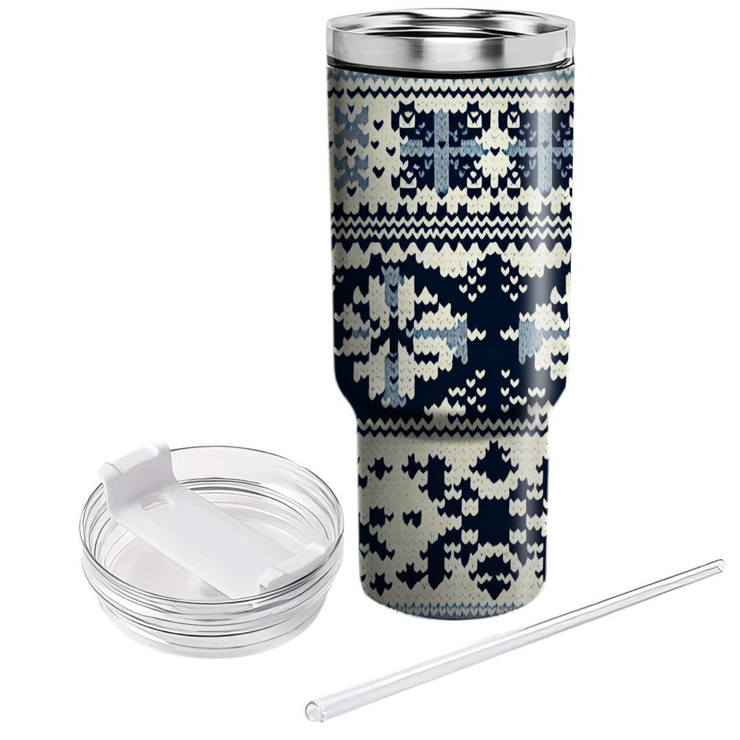 Nordic Knitted Charm  Tumblers For Gifts