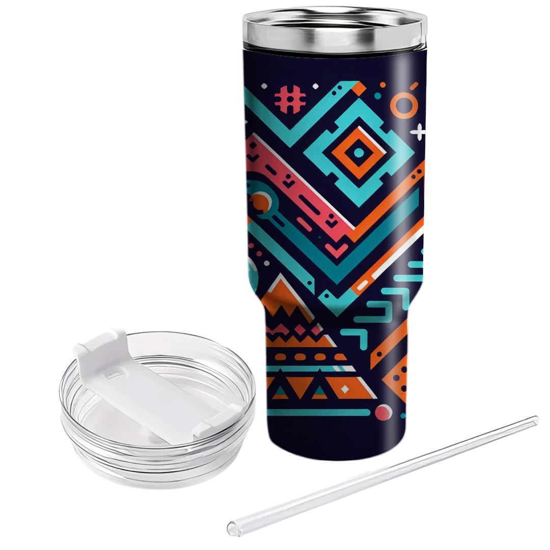 Neon Nomad  Personalized Tumblers