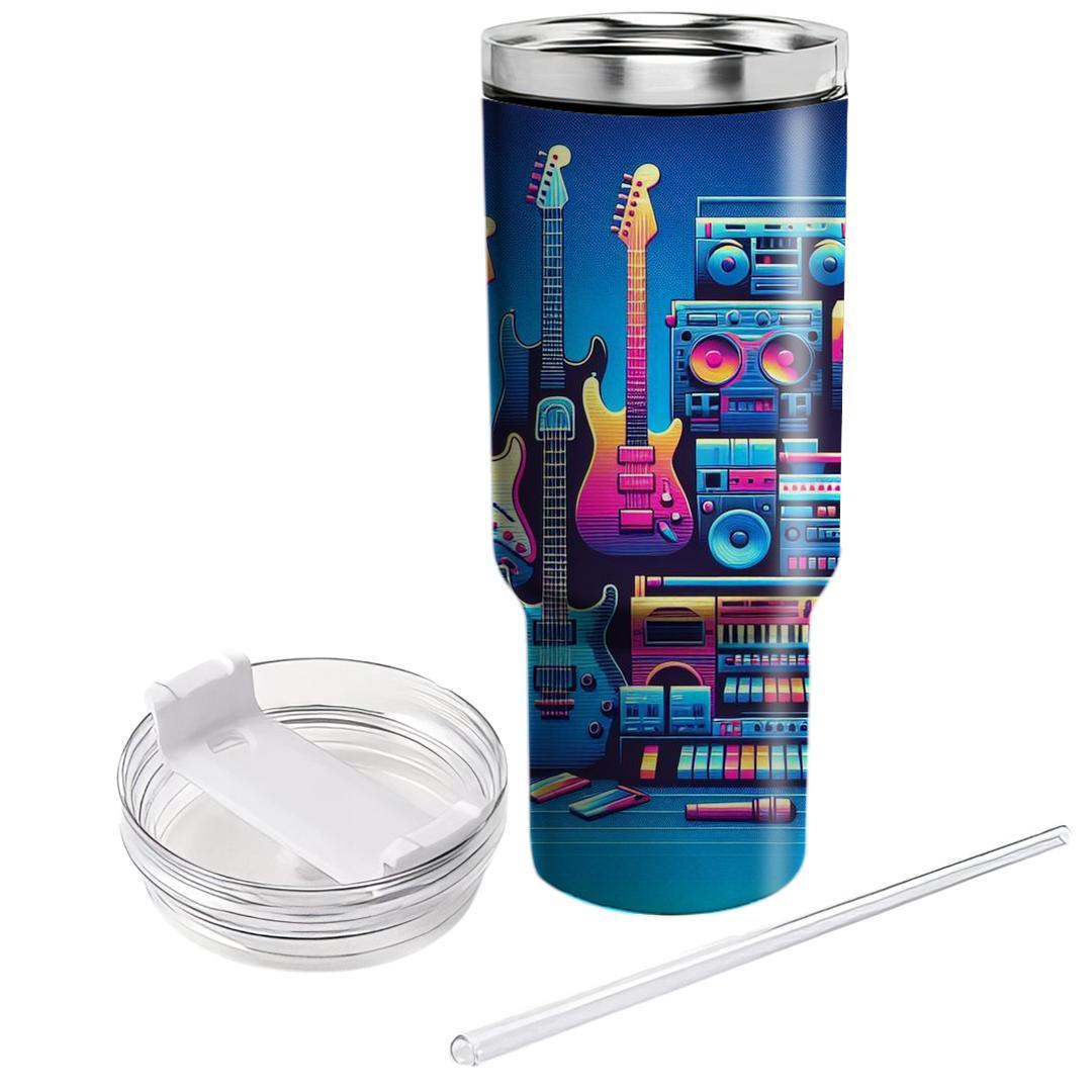 Dynamic 80s Music  Travel Tumblers