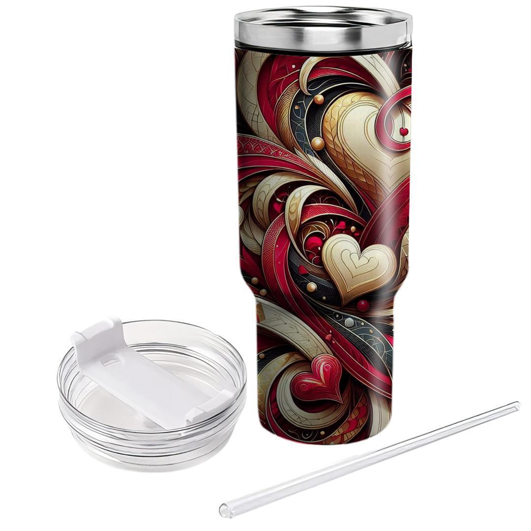 Reimagined Elegance - Valentine’s Day Love  Tumblers With Lids