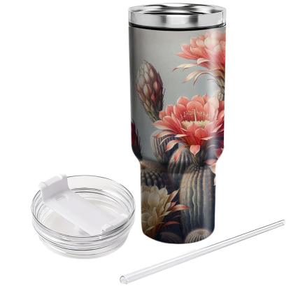 Cactus Flower Harmony  Insulated Tumblers