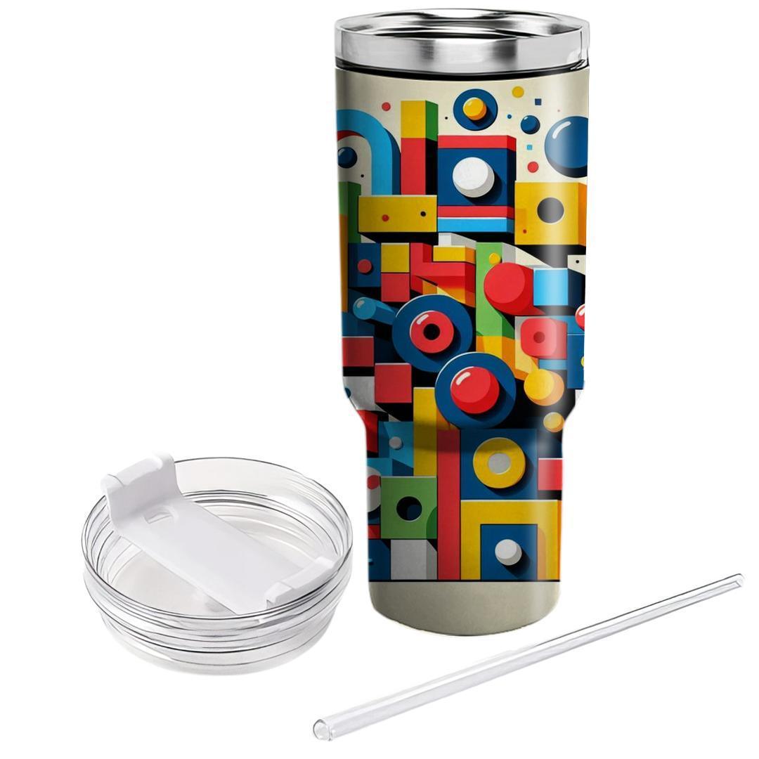Dynamic Color Blocks  Tumbler Cups