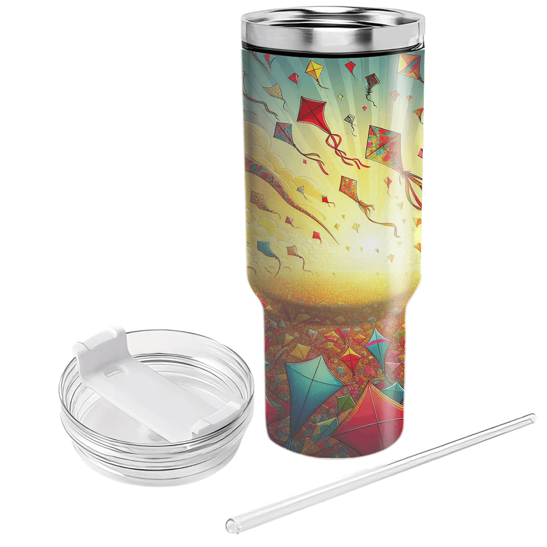 Kites And Colors - Joyful Festival  Tumbler Cups
