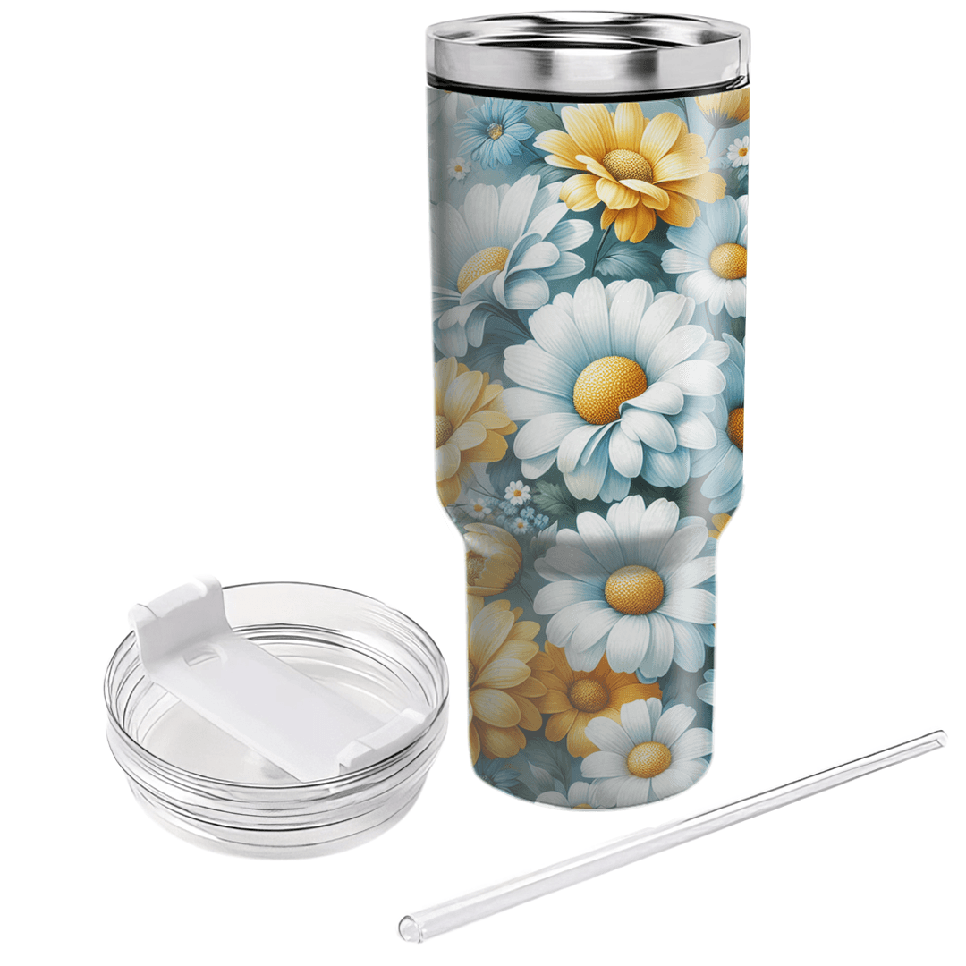 Charming Daisy Fields  Custom Tumblers