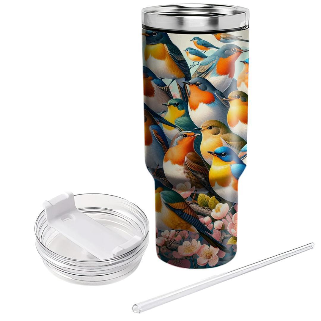 Springtime Songbird  Travel Tumblers