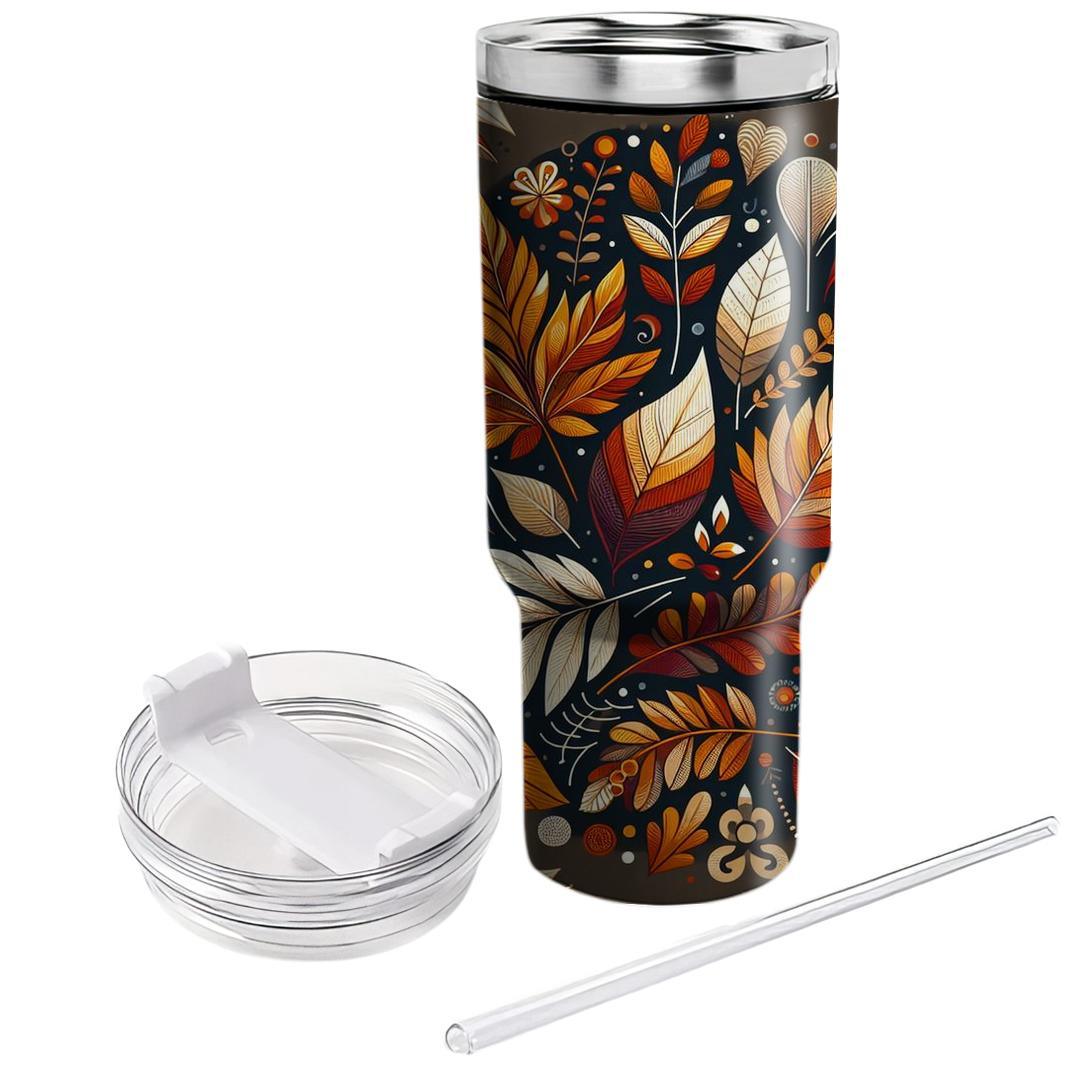 Crisp Fall Leaves  Custom Tumblers