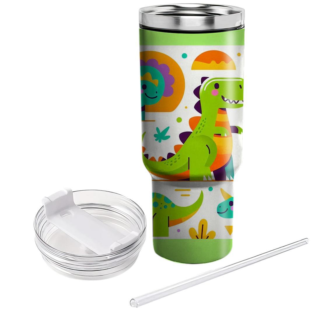 Daring Dinosaur Adventures  Personalized Tumblers