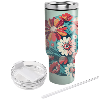 Flower Power Burst  Custom Tumblers