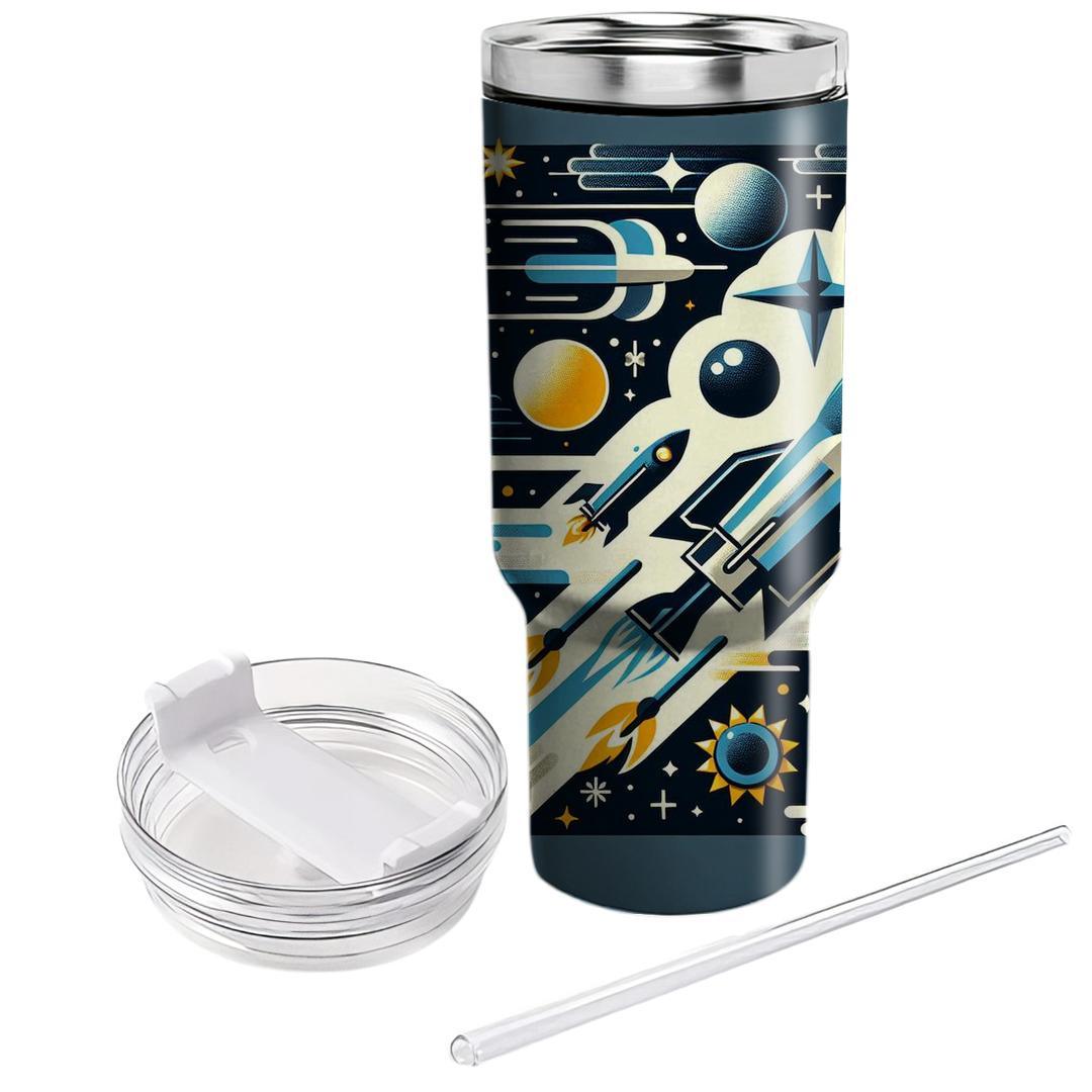 Nostalgic Space Age  Travel Tumblers