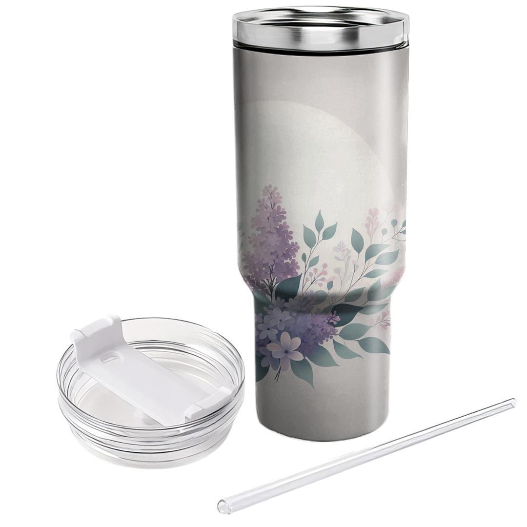Spring Lilac Serenity  Travel Tumblers