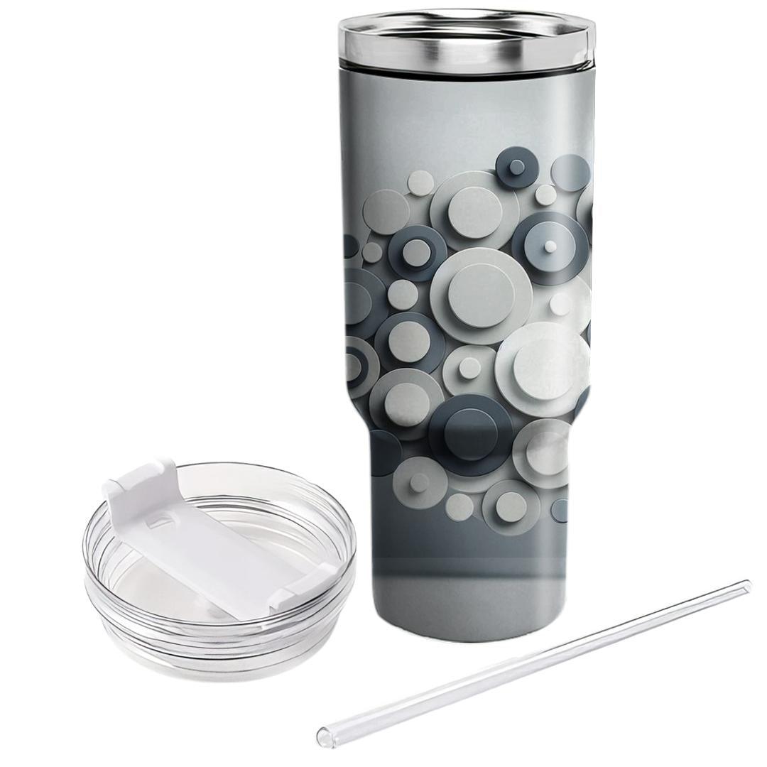 Minimalist Circle Grid  Custom Tumblers