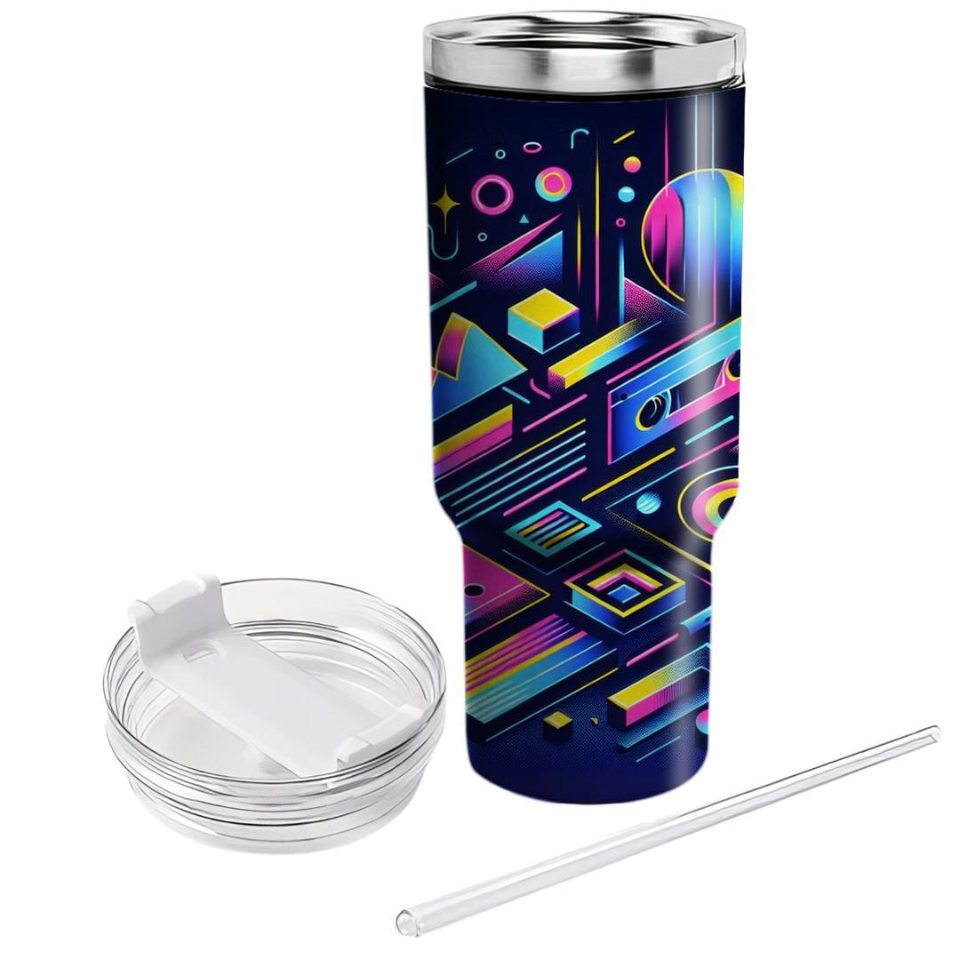 Bright Lights Retro  Decorative Tumblers