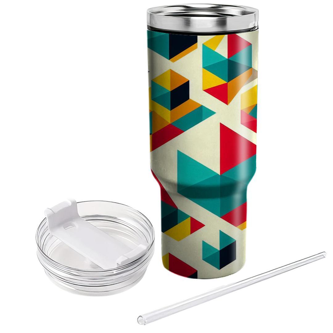Retro Geo Prism  Decorative Tumblers