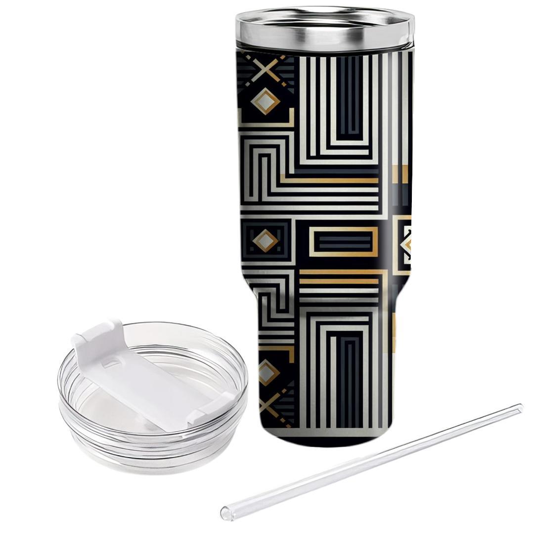 Chic Vertical Stripe  Tumblers For Gifts