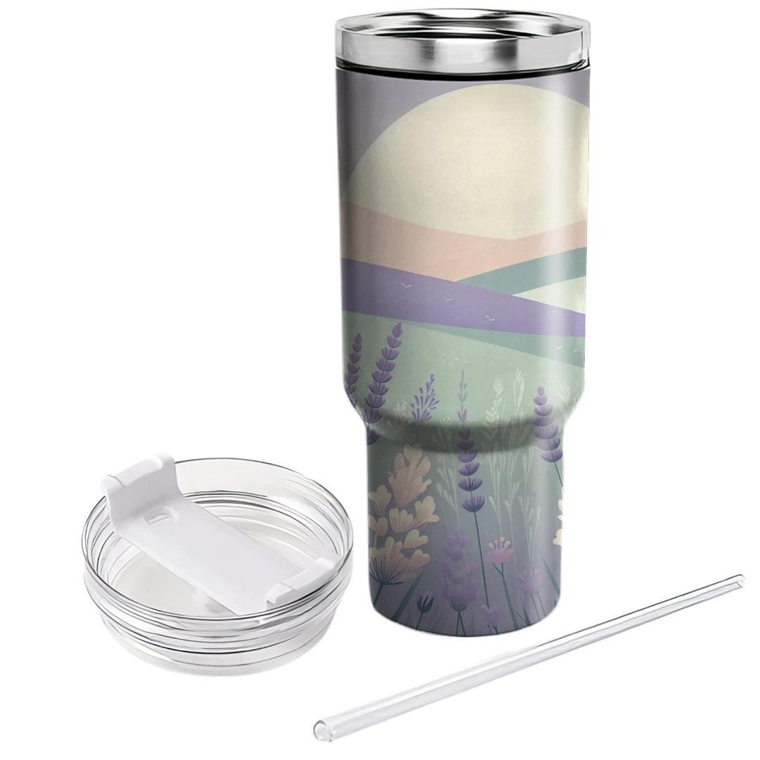 Spring Lavender Dreams  Personalized Tumblers