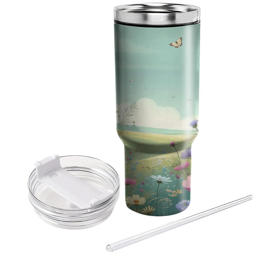 Peaceful Meadow Bliss  Travel Tumblers