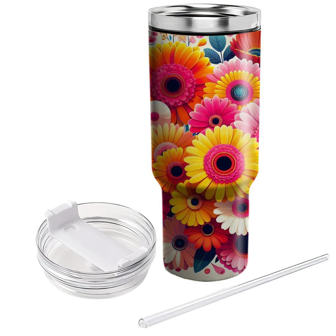 Colorful Blossom Party  Unique Tumblers