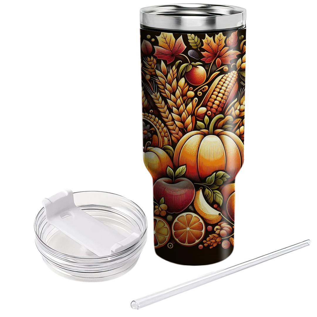 Abundance Of Nature - Harvest Festival  Insulated Tumblers