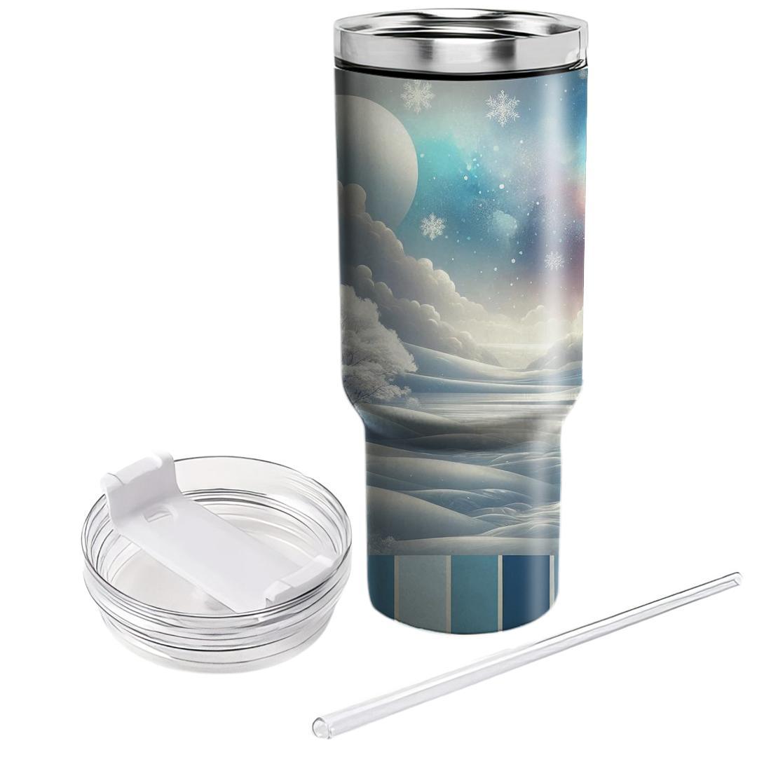 Winter Chill Serenity  Travel Tumblers