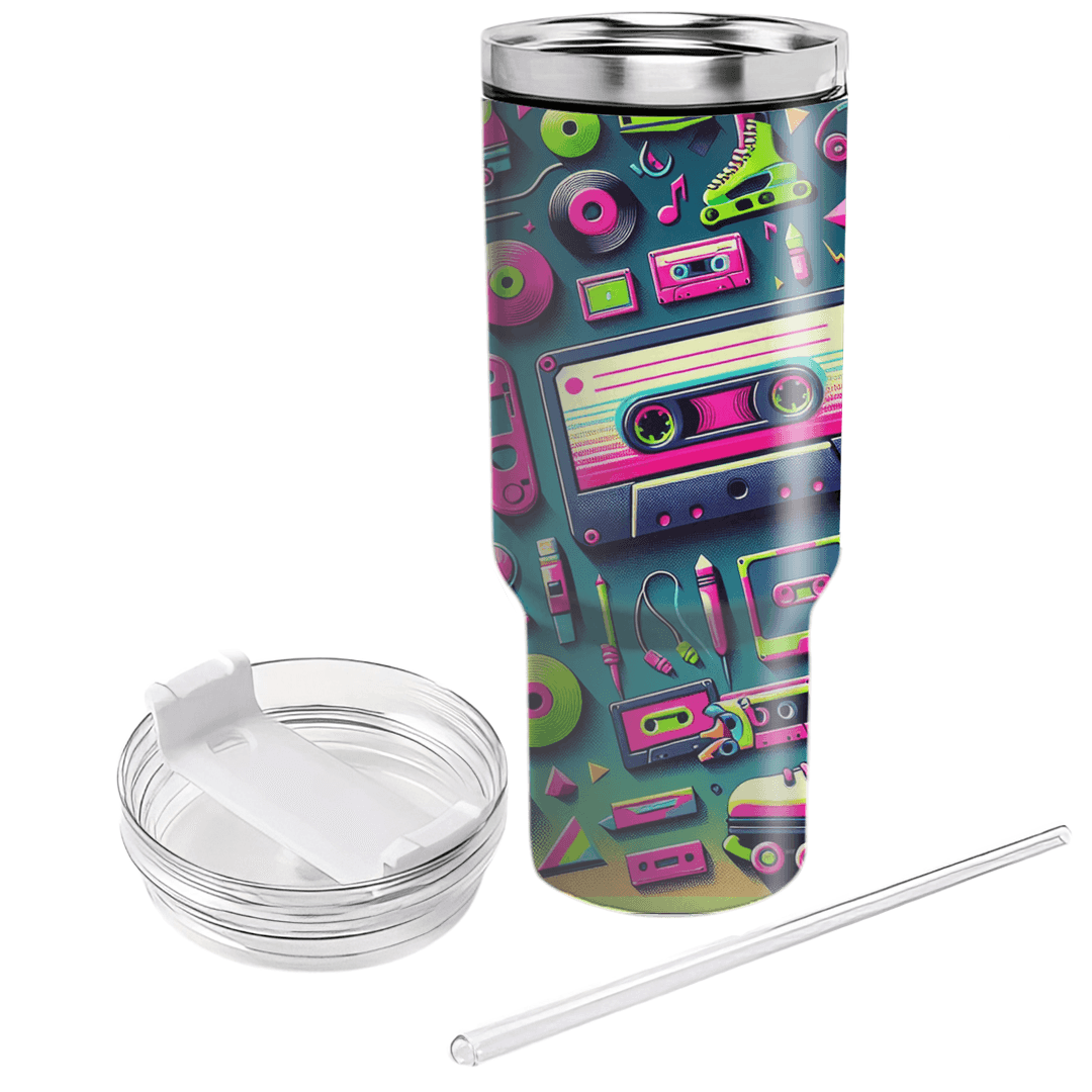 Radical 80s Iconography  Personalized Tumblers