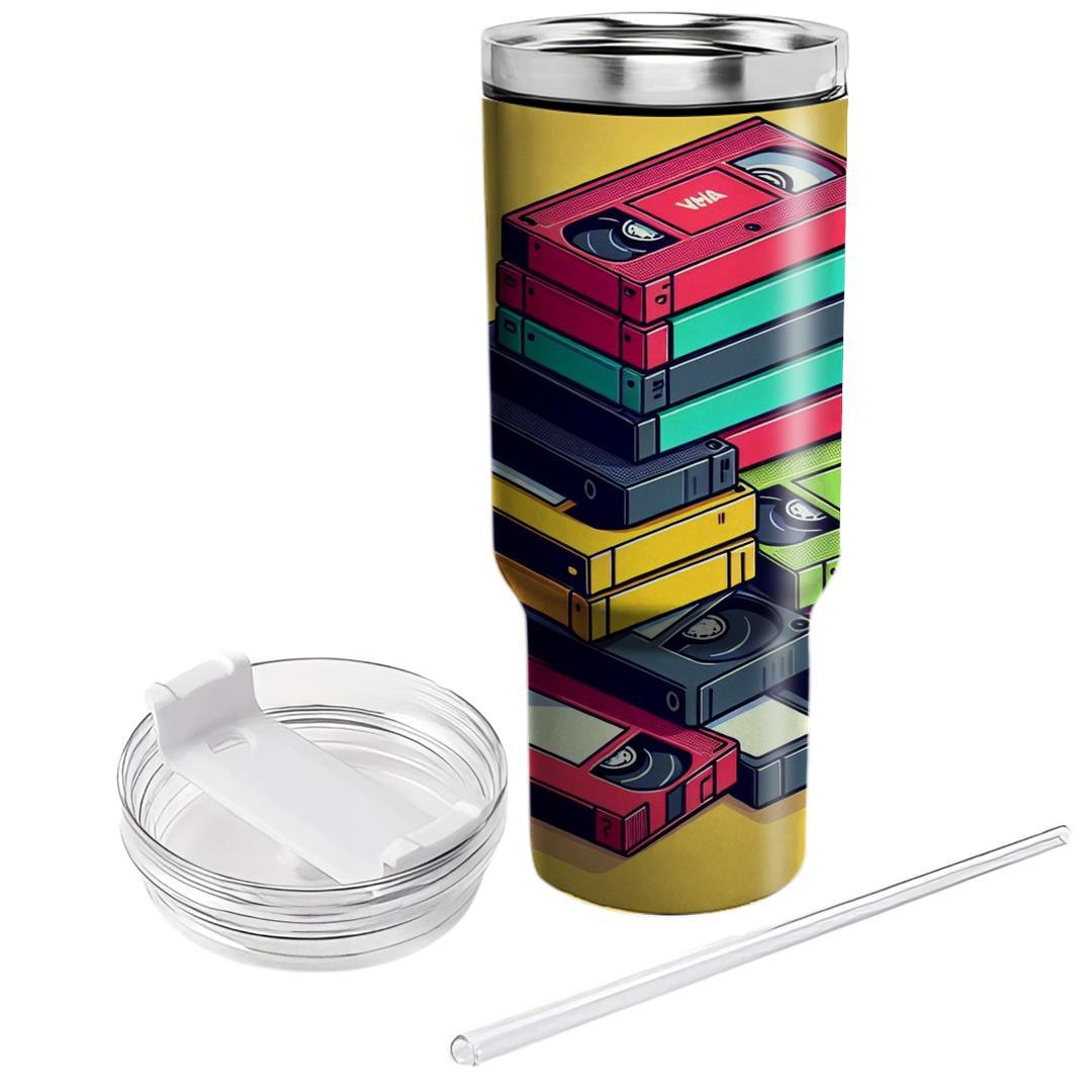 Nostalgic Vhs Tapes  Personalized Tumblers
