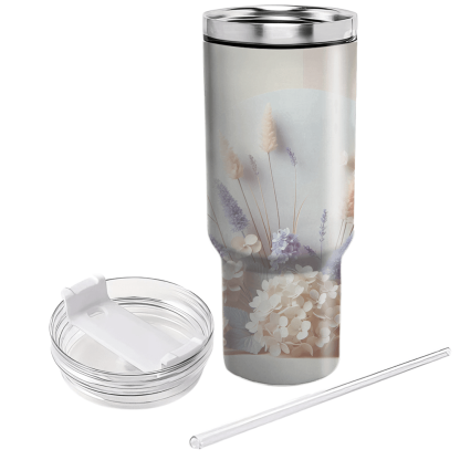 Serene Floral Harmony  Travel Tumblers