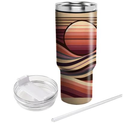Sunset Desert  Travel Tumblers