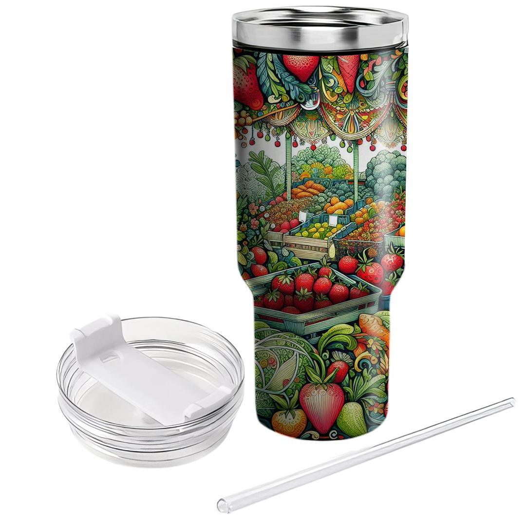 Spring Fresh Produce Market  Unique Tumblers