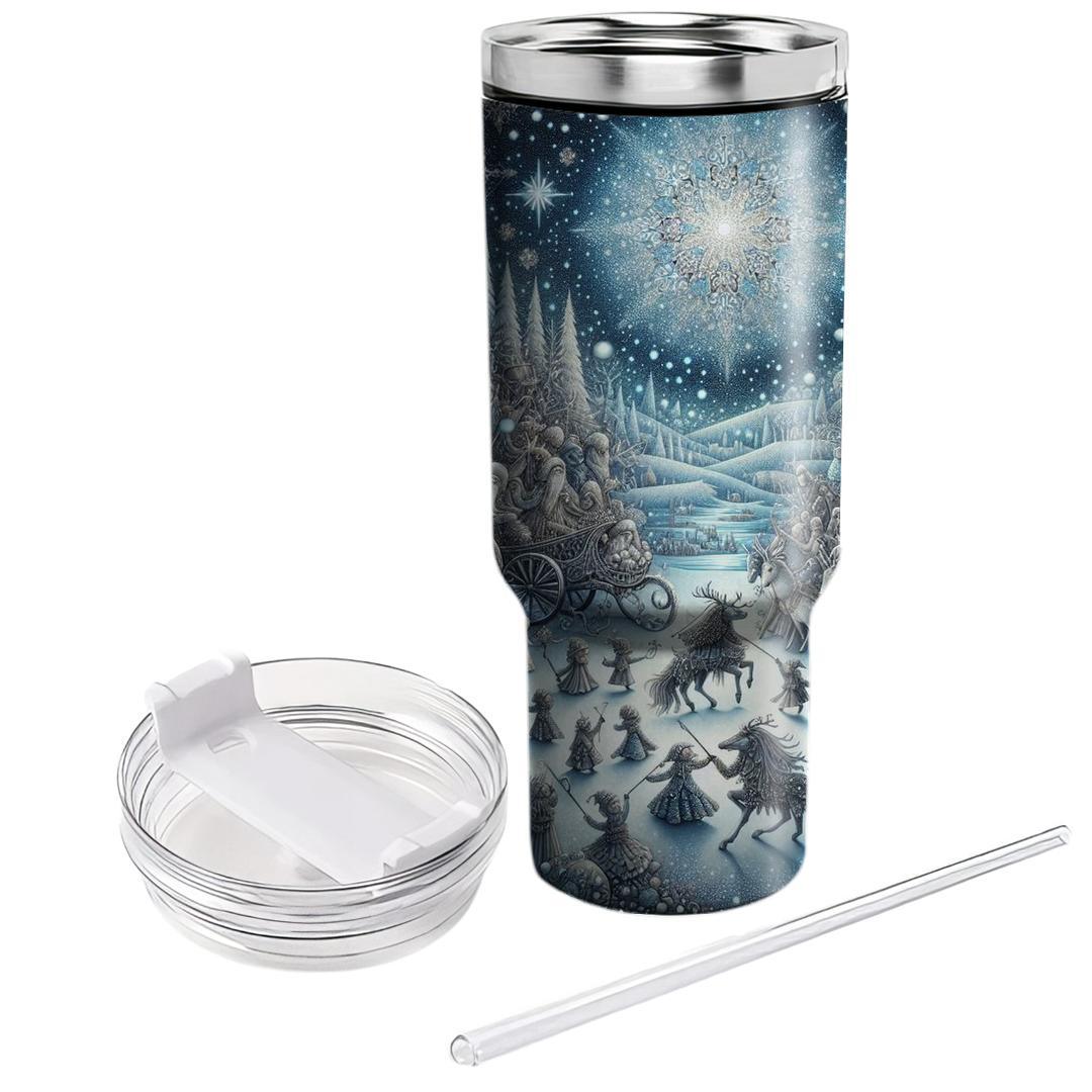 Winter Festive Fairytale  Unique Tumblers