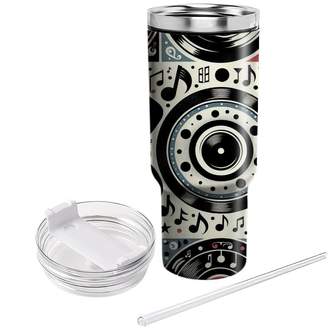 Nostalgic Vinyl Record  Insulated Tumblers