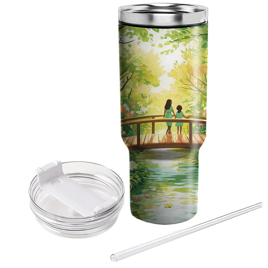 The Bridge Of Memories: Crossing Into Love’s Embrace Insulated Tumblers