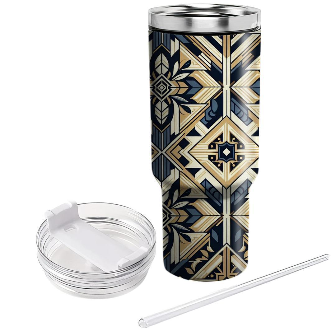 Art Deco Geometric Bloom  Tumblers For Gifts