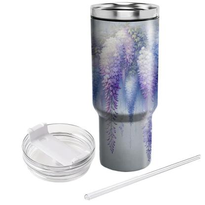 Whimsical Wisteria Wonderland  Tumbler Cups