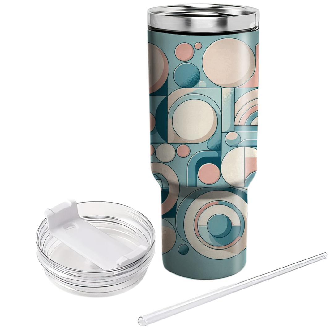 Chic Geometric Pastel  Tumblers With Lids