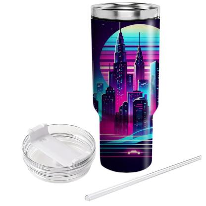 Retro Night Life  Personalized Tumblers