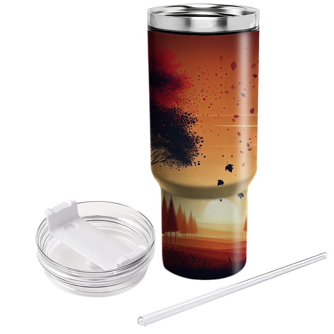 Autumn Skies  Tumbler Cups