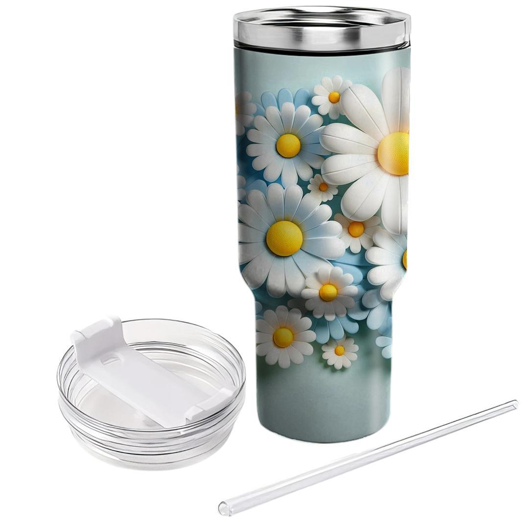 Charming Daisy Dream  Tumbler Cups
