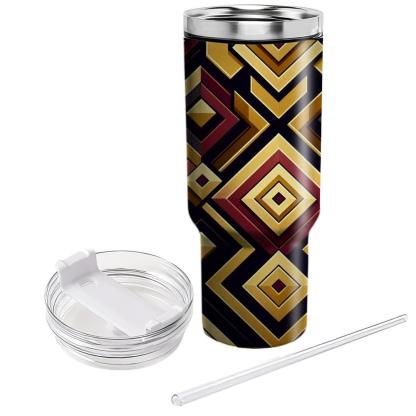 Layered Geometric Squares  Tumblers For Gifts