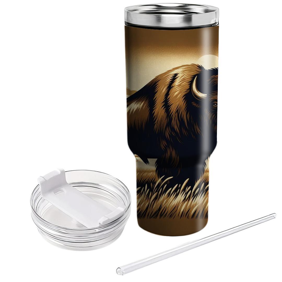 Wild Buffalo Prairie  Decorative Tumblers