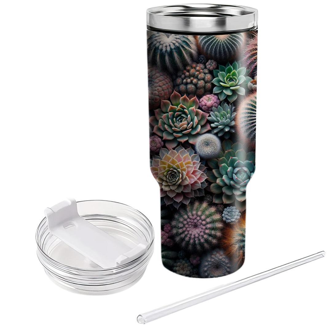 Blossoming Cactus Bloom  Unique Tumblers