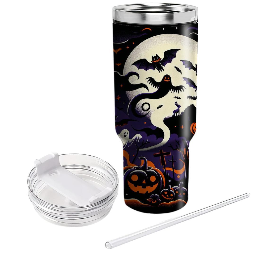 Spooky Halloween Night  Travel Tumblers