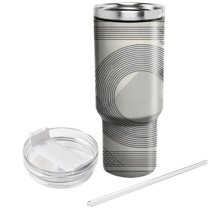Elegant Minimalist Lines  Decorative Tumblers