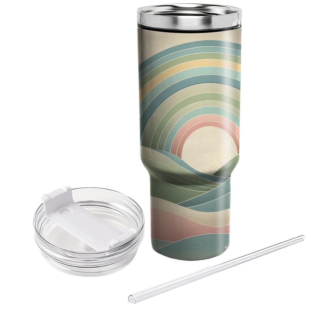Peaceful Rainbow Valley  Decorative Tumblers